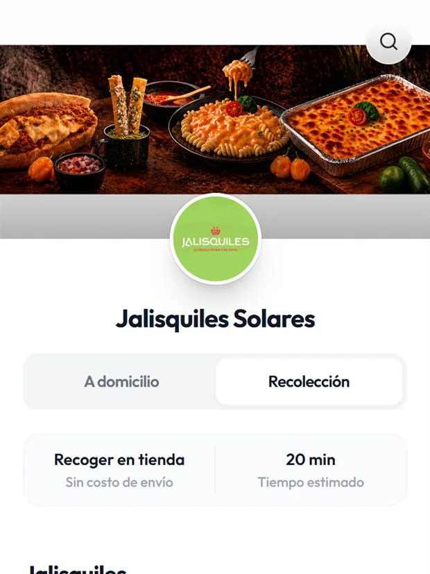Menú digital de Jalisquiles en ChatGo